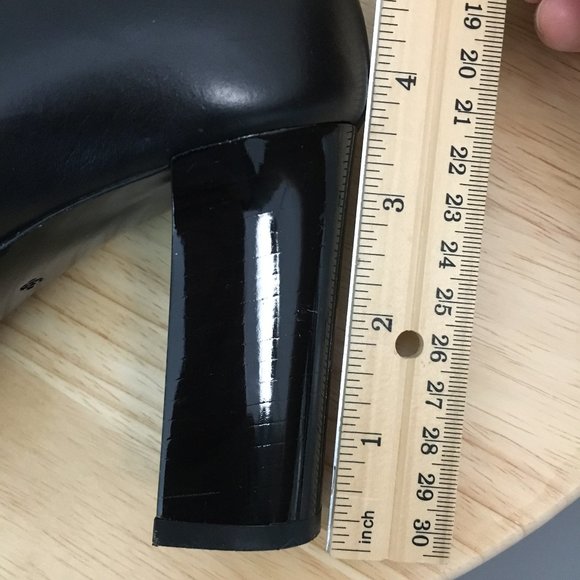 Acne Studios Aja Black Leather Heels - Picture 6 of 16